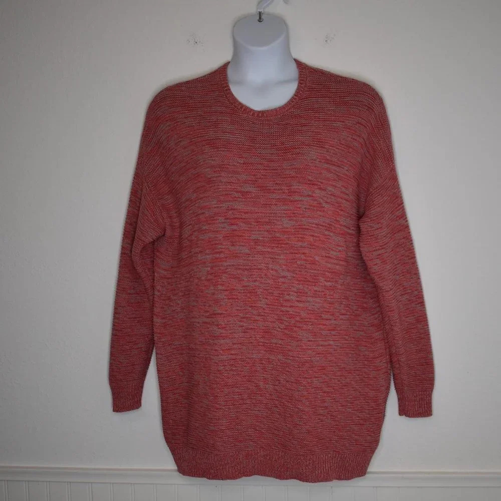 BDG Zoe Sweater Tunic Sz L Cable Knit Oversized Slouchy Boho Lounge